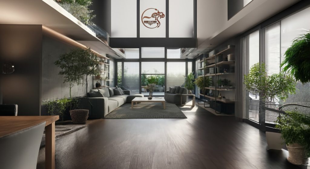 چیدمان پذیرایی مستطیل