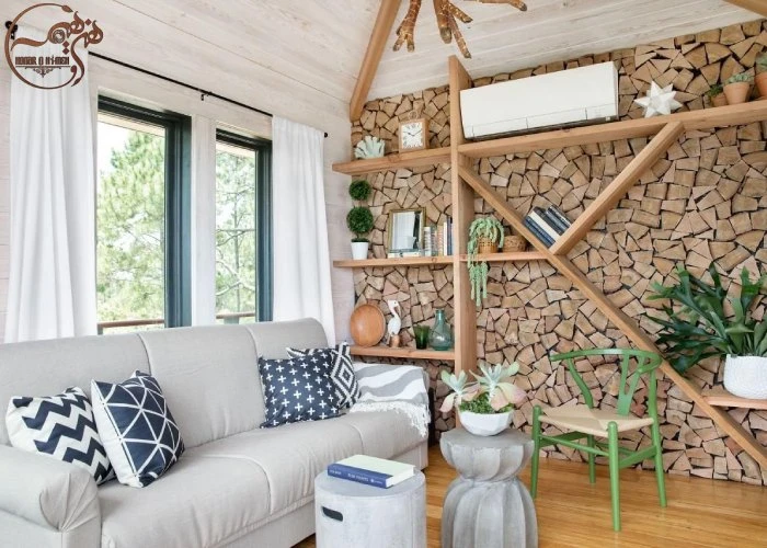 استفاده چوب دکوراسیون داخلی