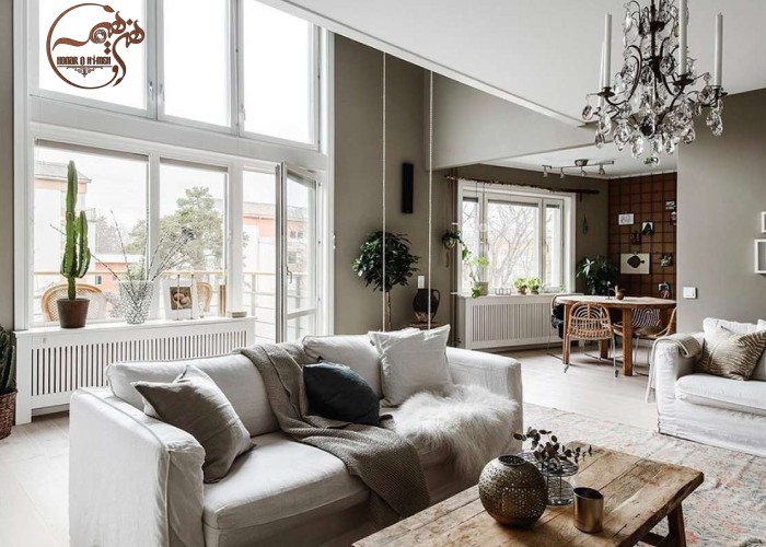 دکوراسیون اسکاندیناوی پذیرایی