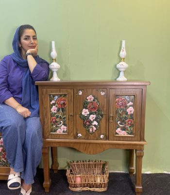 کنسول چوبی مدرن