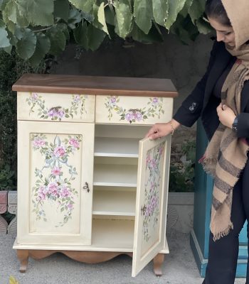 جاکفشی چوبی سفید