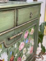 کنسول چوبی سبز