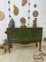 کنسول چوبی سبز