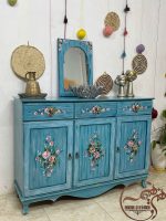 کنسول چوبی سه در