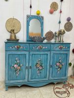 کنسول چوبی سه در