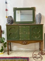 کنسول چوبی سبز