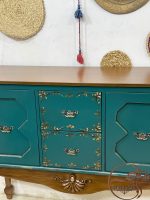 کنسول چوبی سبز