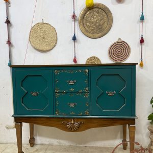 کنسول چوبی سبز