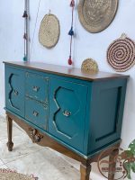 کنسول چوبی سبز