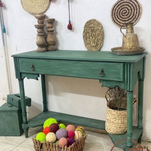 کنسول چوبی سبز