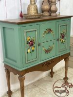 کنسول چوبی سبز