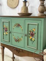 کنسول چوبی سبز