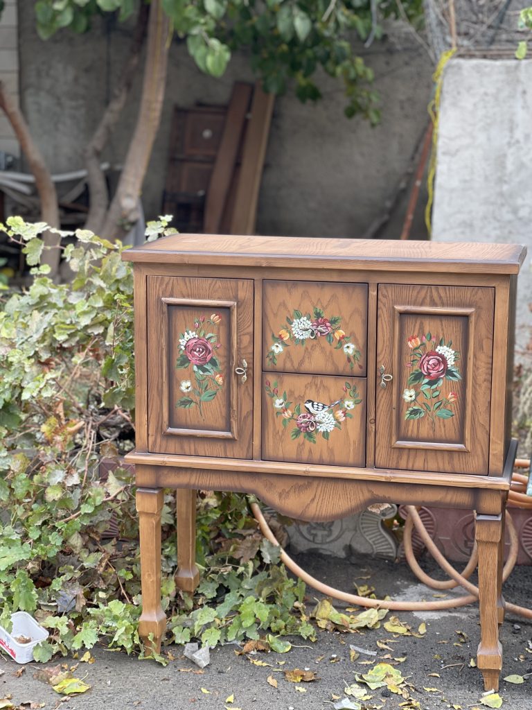 کنسول چوبی شیک