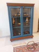 بوفه چوبی ویترینی ابی
