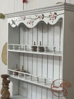 کافیبار چوبی سفید نقاشی شده