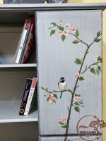 کتابخانه چوبی هنری