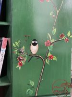 کتابخانه چوبی سبز هنری