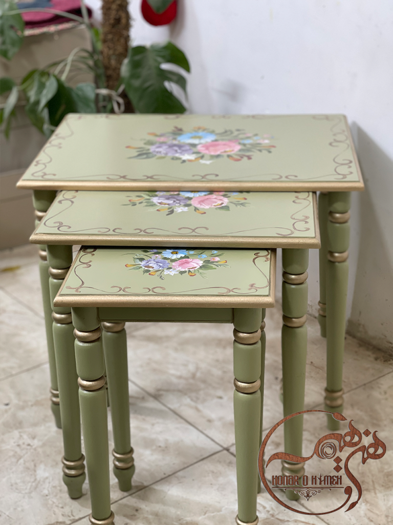 میز عسلی چوبی