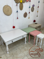 میز عسلی و جلو مبلی چوبی