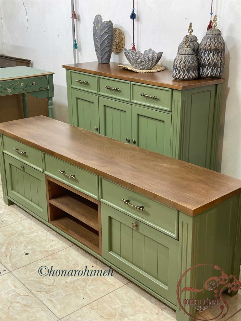 میز تلویزیون و کنسول ست کلاسیک