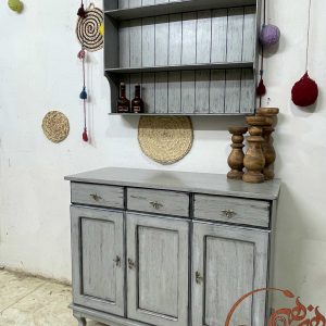 ست کنسول و شلف چوبی