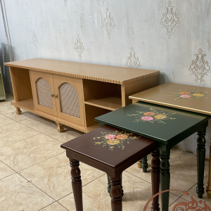 ست میز عسلی و میز تلویزیون