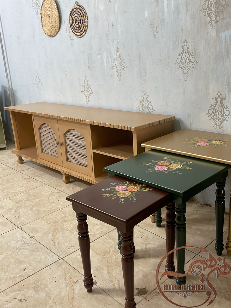 ست میز عسلی و میز تلویزیون