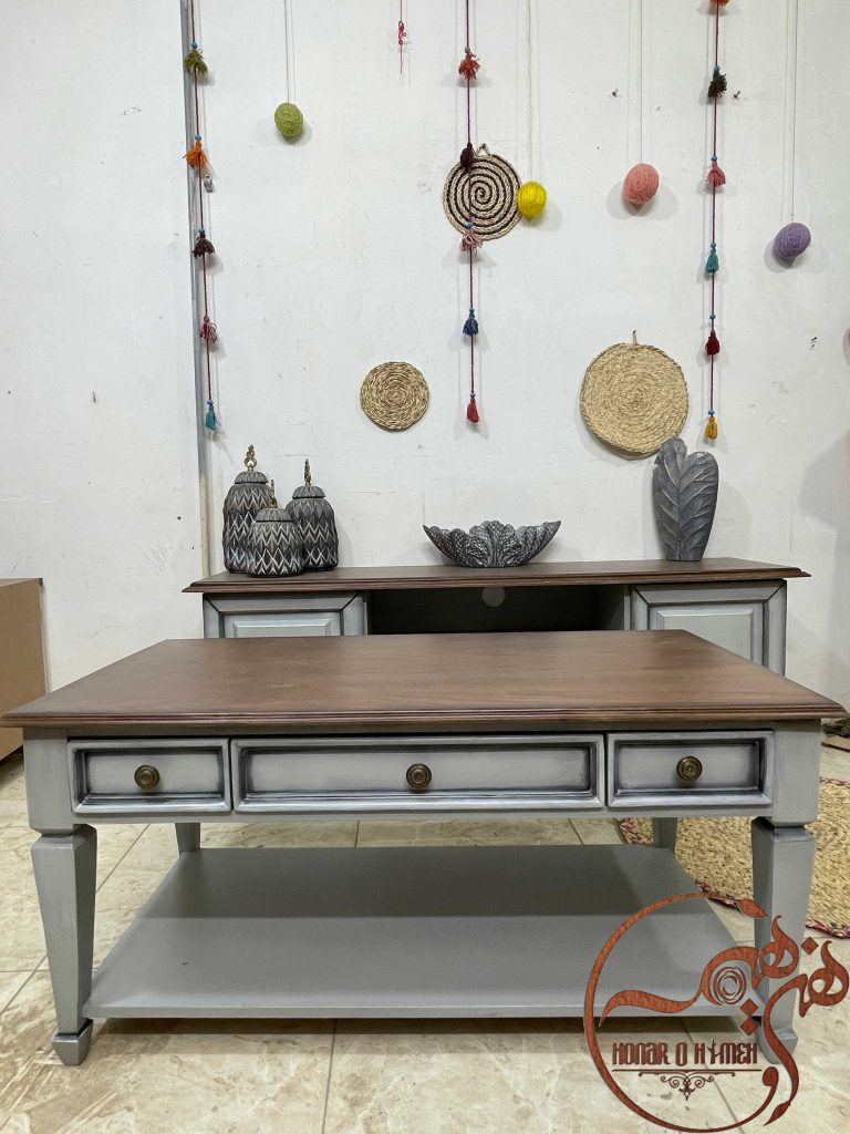 ست میز تیوی و میز جلو مبلی