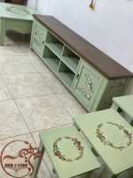 ست میز تلویزیون و جلو مبلی و عسلی