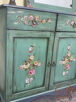 کنسول چوبی سبز