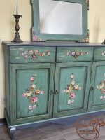 کنسول چوبی سبز