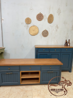 ست میز تلویزیون و کنسول چوبی