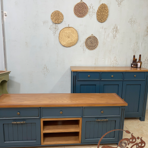 ست میز تلویزیون و کنسول چوبی