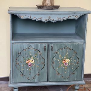 کنسول چوبی طوسی