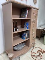 کتابخانه چوبی ساده و شیک