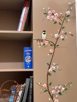 کتابخانه چوبی ساده و شیک