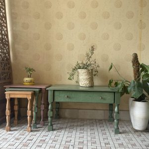 میز جلو مبلی و عسلی چوبی