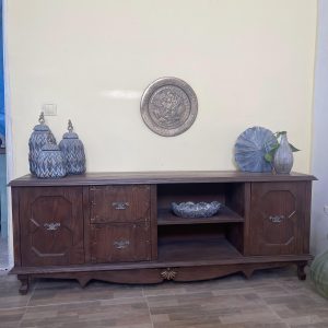 میز تلویزیون چوبی ساده