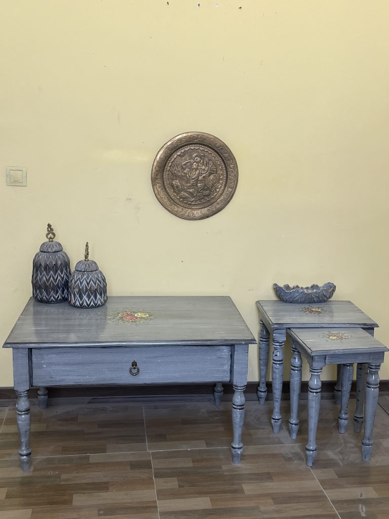 میز جلو مبلی و عسلی چوبی