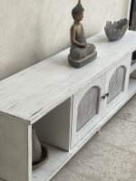 میز تیوی چوبی سفید شیک