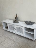 میزی تیوی چوبی سفید شیک