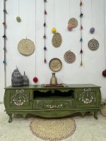 میز تیوی چوبی سبز