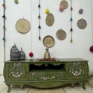 میز تیوی چوبی سبز