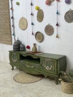 میز تیوی چوبی سبز