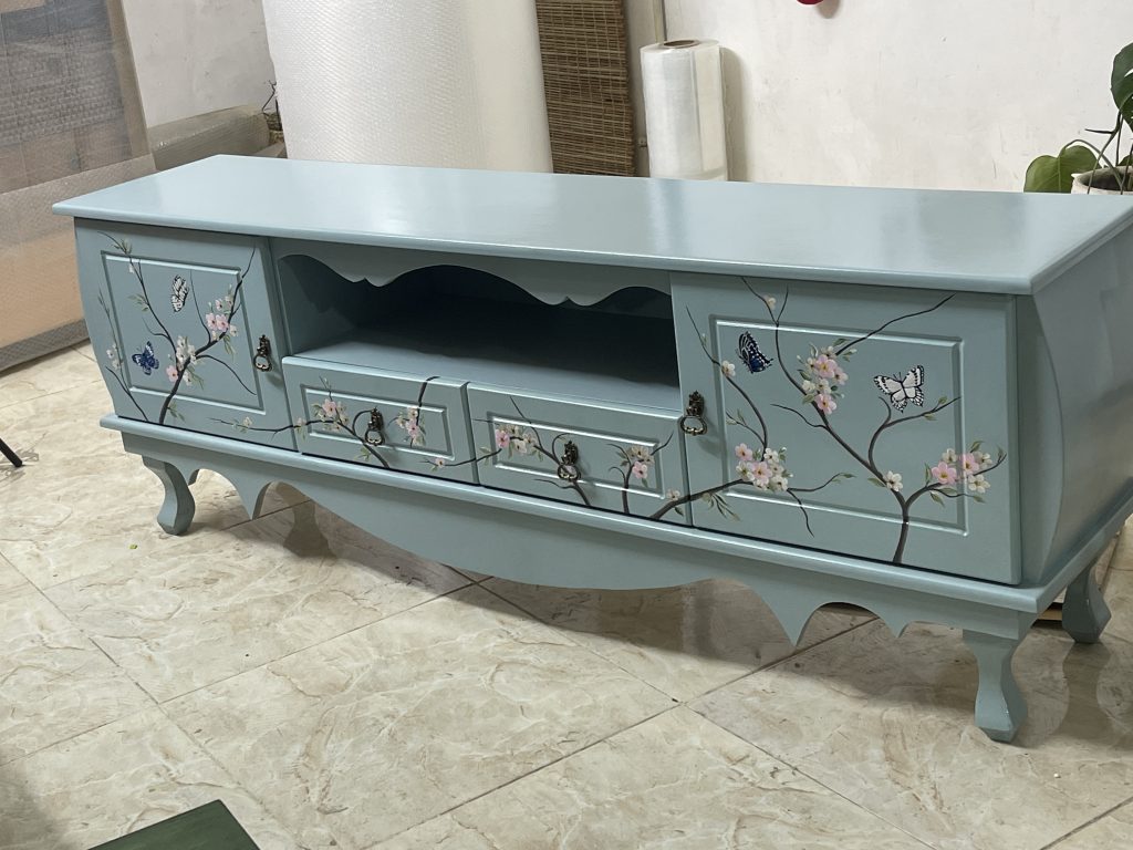 میز تیوی چوبی هنری