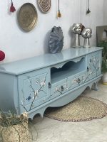 میز تلویزیون چوبی ابی