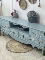 میز تلویزیون چوبی ابی