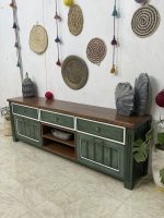 میز تلویزیون چوبی هنری
