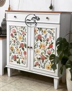 جاکفشی چوبی نقاشی شده