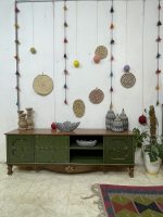 میز تیوی چوبی سبز